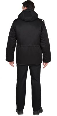 Куртка утепленная Безопасность ткань грета черный размер 52-54/182-188