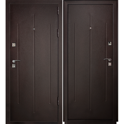 Дверь Стройгост 7-2 Металл/металл 960х2050 Правая (7см)