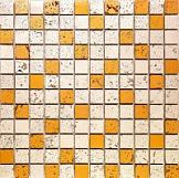 Мозаика из мрамора (305х305х10) GLY-2 / Goldy (Skalini, Китай)